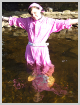  Lady Jasmine and The Pink Pourer get totally soaked in the river. featuring Nurse Wendy-Household, Registered Gunge Nurse 