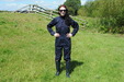 view details of set gm-3m024, Honeysuckle gets muddy for pleasure in a dark blue suit and Hunter boots