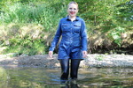 Denim Playsuit River Swim