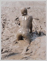 Lucia takes on the mud in 80s style! featuring Lucia, The Office Manager Lucia takes on the mud in 80s style! featuring Lucia, The Office Manager