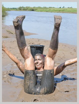  Maude makes her own mudpit on the hottest day of the year! featuring Maude, the Chamberwench 