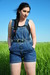 A beautiful day for mud! view details of set gm-2m14, Veronica goes mudlarking in dungaree shorts