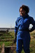 Friday in Flexothane view details of set gm-2m20, Our female engineer gets very muddy in a waterproof jumpsuit