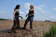 Strong Women In Mud view details of set gm-2m28, Violet and Felicity, in combats and boots, take to the mudbanks!