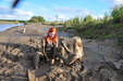 Sportsmud view details of set gm-2m32, Rosemary and Felicity throw themselves into the mud