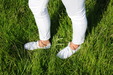 White Jeans Mud view details of set gm-2m57, Rosemary and earia wear pristine white jeans in the mud