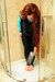 Very Long Hair Wash
view details of set gm-2w115, Cynthia washes her thigh-length red hair, fully dressed