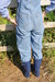 Denim Dungaree Dip view details of set gm-2w171, Maude goes for a swim in the river in her overalls