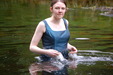 Wet Formal Chastity view details of set gm-2w60, Our head gardener gets all dressed up and takes a dip!