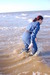 Wendy's Jumpsuit Sea Bath view details of set gm-2w64, Nurse Wendy wears her blue denum jumpsuit and boots into the North Sea