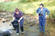 Chastity and Wendy in the river view details of set gm-2w73, Buckets of fun!