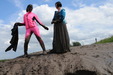 Pink Punishment view details of set gm-3m006, Rosemary and Maude play in the mudbanks