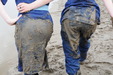 Nurses Of The Mudbanks view details of set gm-3m012, Lucia and Honeysuckle take a uniformed mudbath