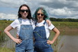 Dungaree Mudslide Time! view details of set gm-3m029, Honeysuckle and Lady Jennifer in denim mudslide fun