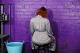 view details of set gm-3w006, Miss Abigail gets drenched in a gorgeous long gown