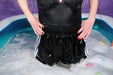 I Like Wet Shorts! view details of set gm-4w002, Honeysuckle takes a dungeon bath in shiny shorts