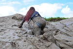 PVC Mud Sliding!
