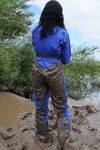 Blue Suit Mud Bath