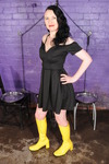 Muddy Black Dress