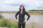 Goth Maude Gets Muddy!