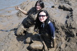 Blue Dress Mud Fun