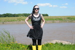Mud Dress and Boots