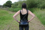 PVC Catsuit Mudbath