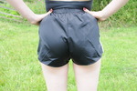 Black Shiny Shorts Mudbath