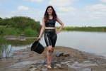 Tight Shiny Shorts Mud Maude