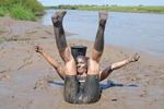 Tight Shiny Shorts Mud Maude