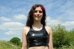 Tight Shiny Shorts Mud Maude