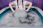 Dungeon Bath in Shorts